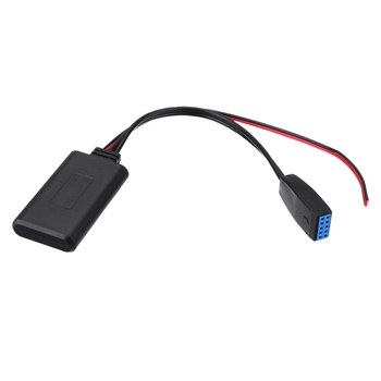 Car 10 Pin Bluetooth Module Radio Stereo Adapter Aux Audio Cable for BMW E39 E46 with Install Tool